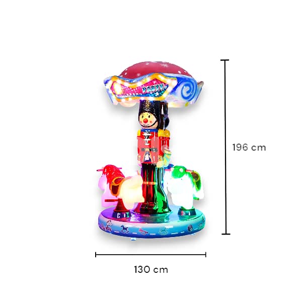 TOY PARTY CAROUSEL -  Coin Operated Kiddie Ride 1