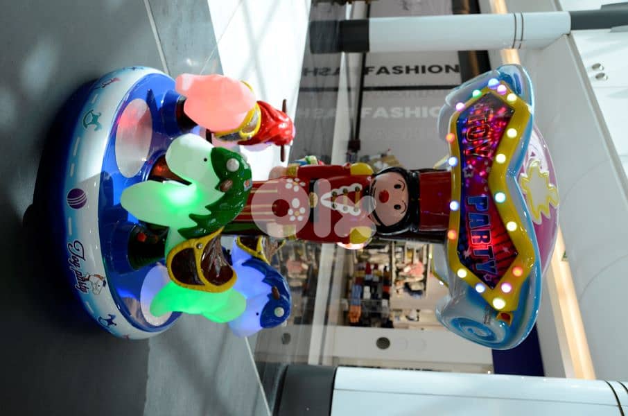 TOY PARTY CAROUSEL -  Coin Operated Kiddie Ride 4
