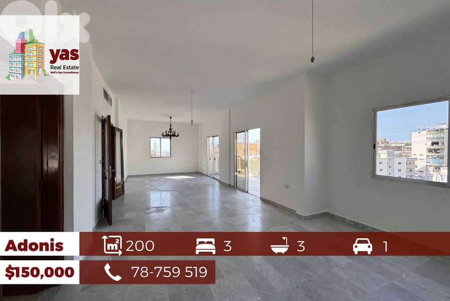 Adonis 200m2 | Well Lighted | City View | Good Condition | CHN/EL 0