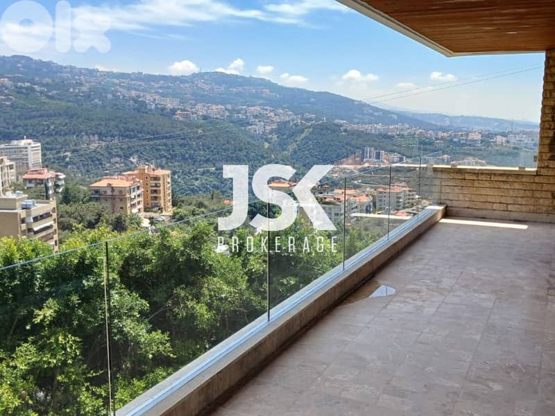 L18444-Spacious Apartment With Great Green View For Sale In Mtayleb 0