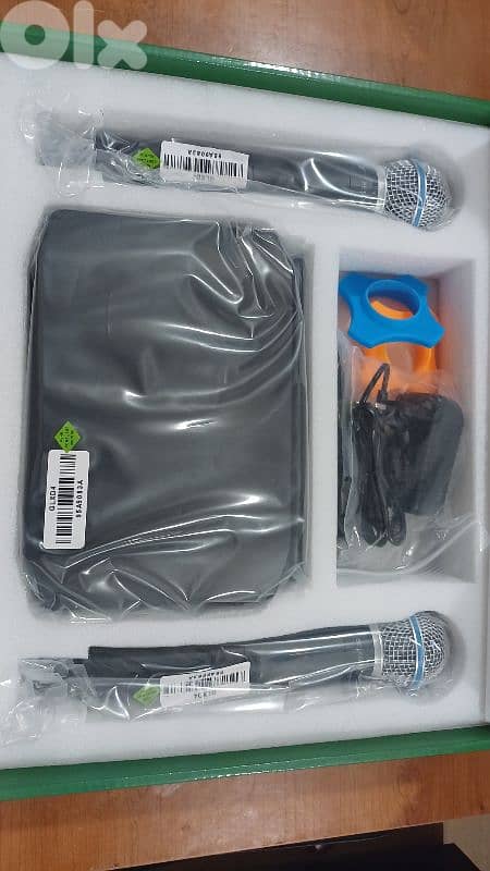 shure glxd4 beta58 double mic wireless new in box 1