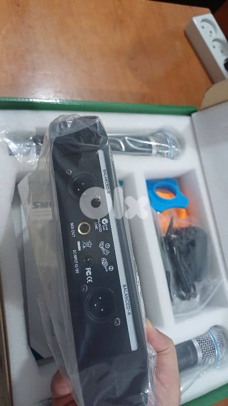 shure glxd4 beta58 double mic wireless new in box 2