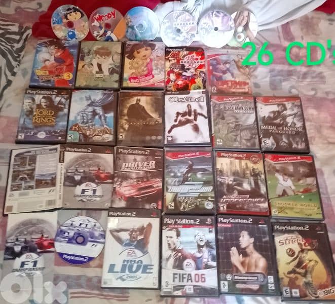 25+ CD'S play station 2 collection 0