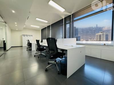 RAO26-4888 Furnished office 260m2 for rent in Sin l Fil, $ 2,834 cash