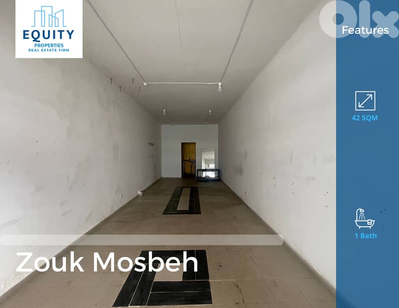 42 SQM Shop For Sale In Zouk Mosbeh #RK178925 0