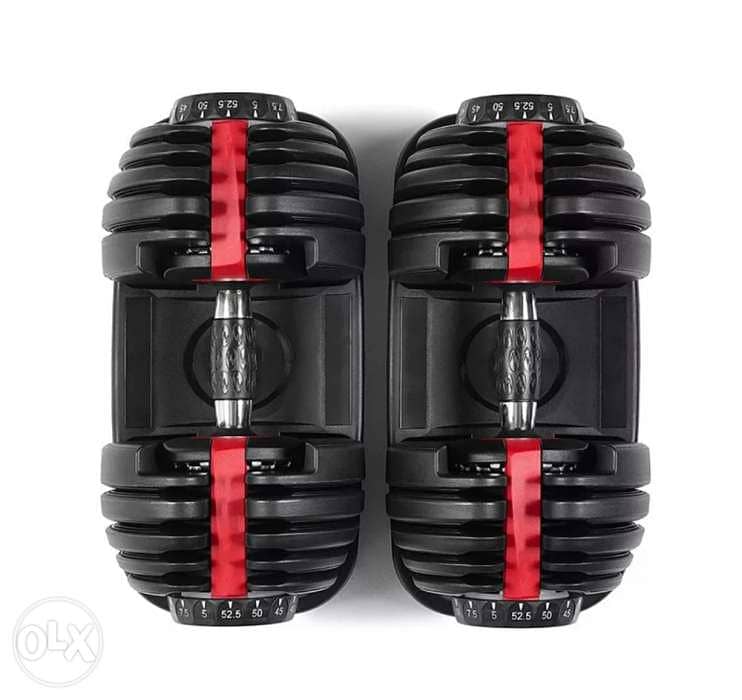 adjustable dumbles up to 24 kg 0
