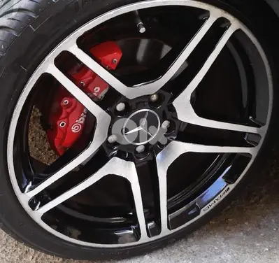 ORIGINAL AMG RIMS 18" + 4 NEW TIRES+4 USED TIRES