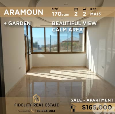 Apartment for sale in Aramoun MA13 شقة للبيع في عرمون