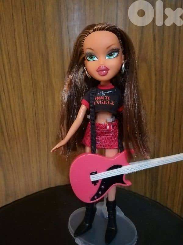 BRATZ ROCK ANGELZ YASMIN 2nd Edition MGA 2005 Great doll+Boots+Guitare 0
