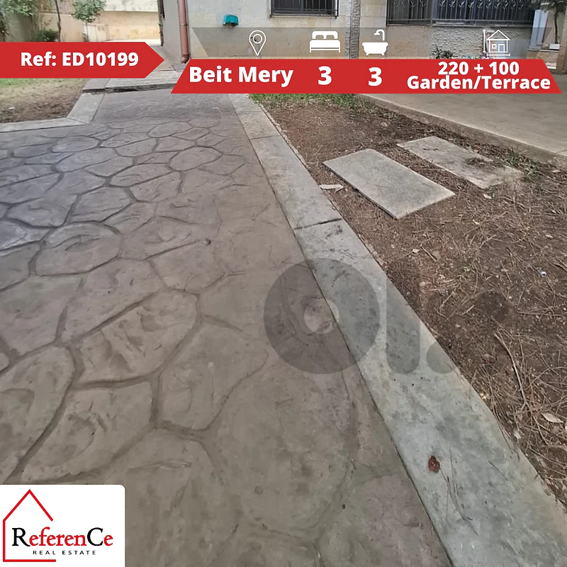 Apartment with Garden/Terrace Beit Mery شقة مع تيراس وحديقة بيت مري