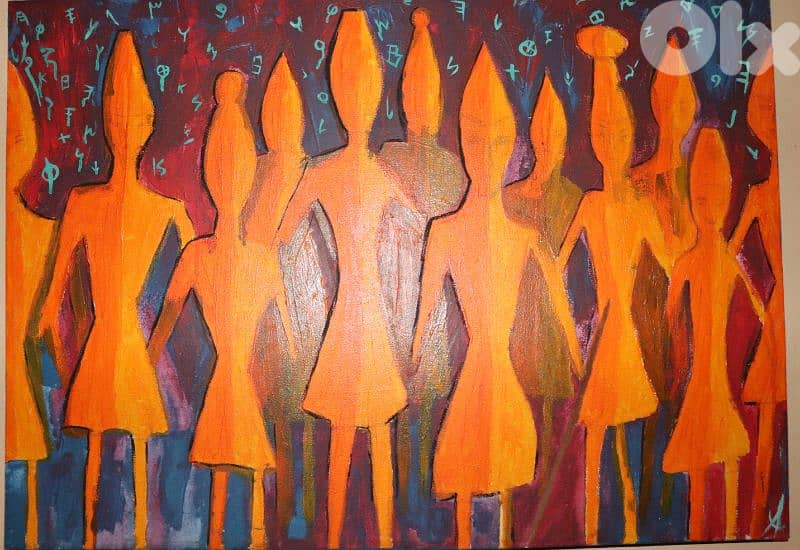 paintings acrilic لوحة 1
