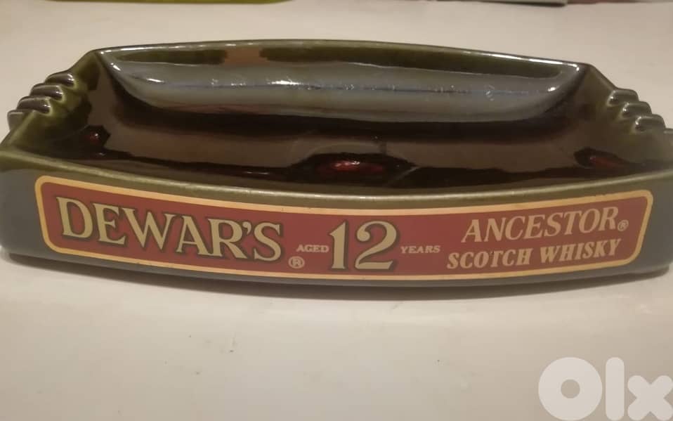 Dewars 12 Ancestors collectible ashtray 3