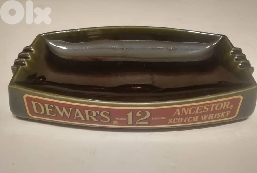 Dewars 12 Ancestors collectible ashtray 5
