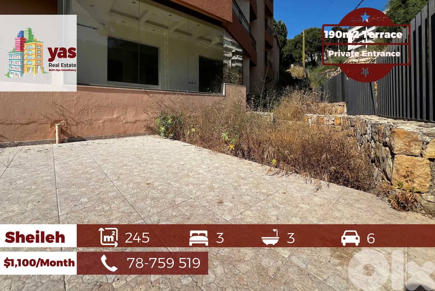 Sheileh 245m2 | 190m2 Terrace | Private Entrance | Brand New | KS/JA 0