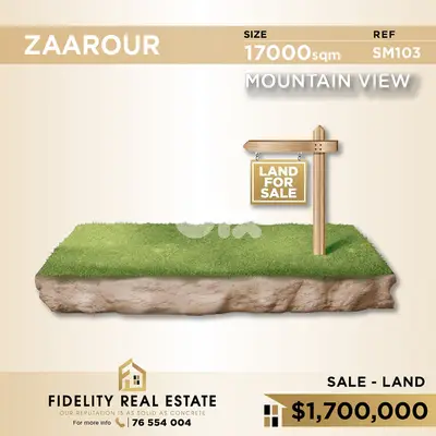 Land for sale in Zaarour SM103 رض للبيع في الزعرور