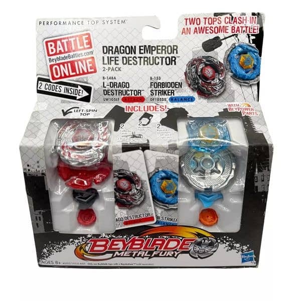 Original GENUINE Hasbro Beyblade Metal Fury 2012 0