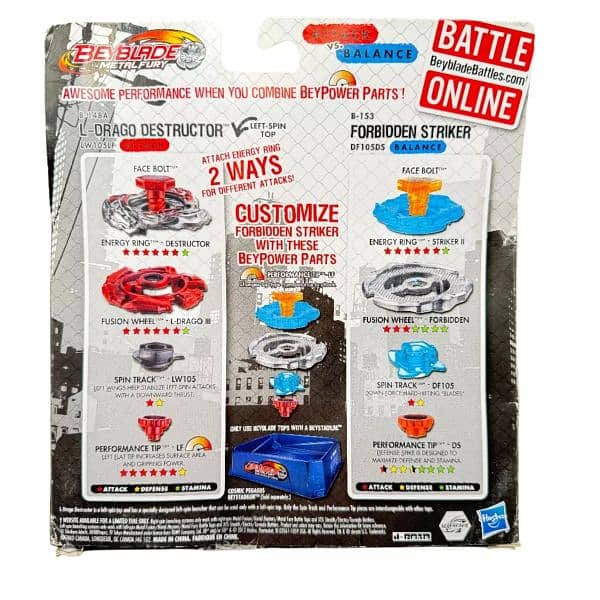 Original GENUINE Hasbro Beyblade Metal Fury 2012 1