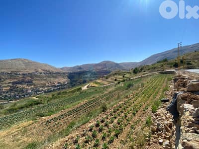 2300m2 land+mountain view 4 sale in kfarzebian - أرض للبيع في كفردبيان