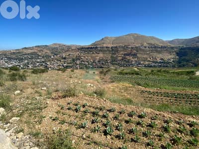 2300m2 land+mountain view 4 sale in kfarzebian - أرض للبيع في كفردبيان