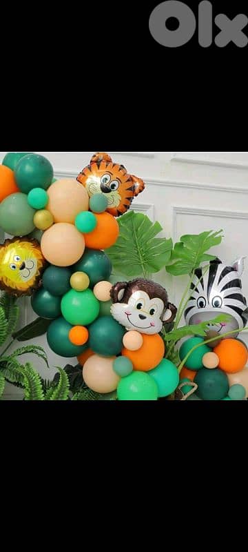 jungle safari birthday decoration 0