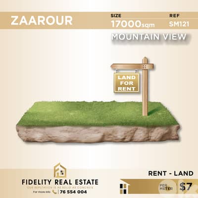 Land for rent in Zaarour SM121 أرض للإيجار في الزعرور