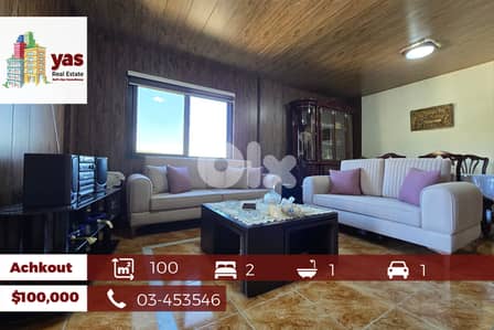 Achkout 100m2 | Well Maintained | Panoramic Mountain View | DA |