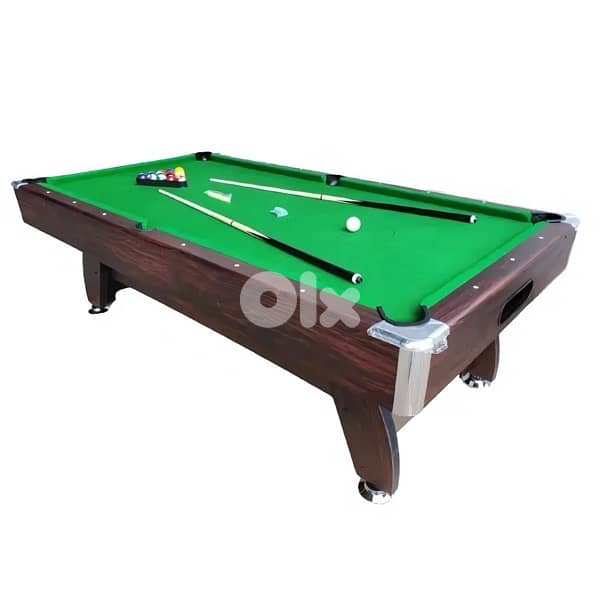 Billiard Pool Table MDF 8ft Free Cues and Balls full set 3