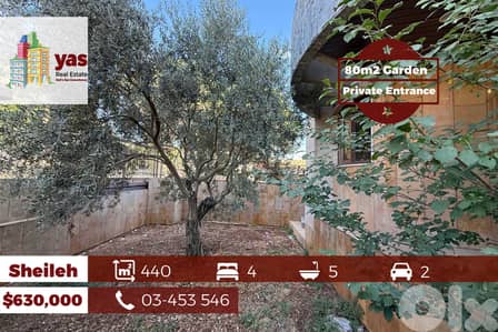 Sheileh 440m2 | 80m2 Garden | Unique property | New | High End | GA
