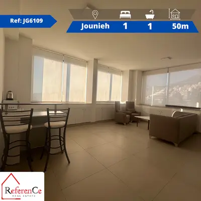 Furnished studio for rent in Jounieh استوديو في جونيه مفروش للايجار