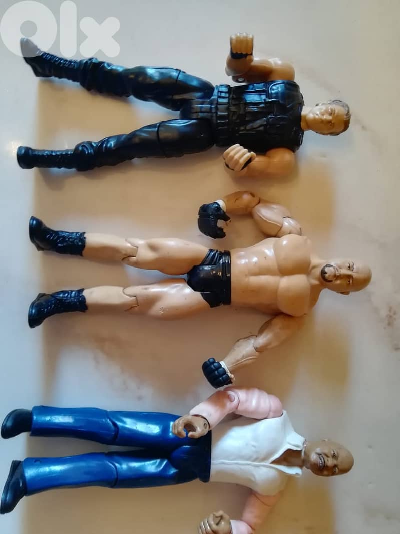 WWE WWF WCW wrestling figurines starting 7$ check description 1