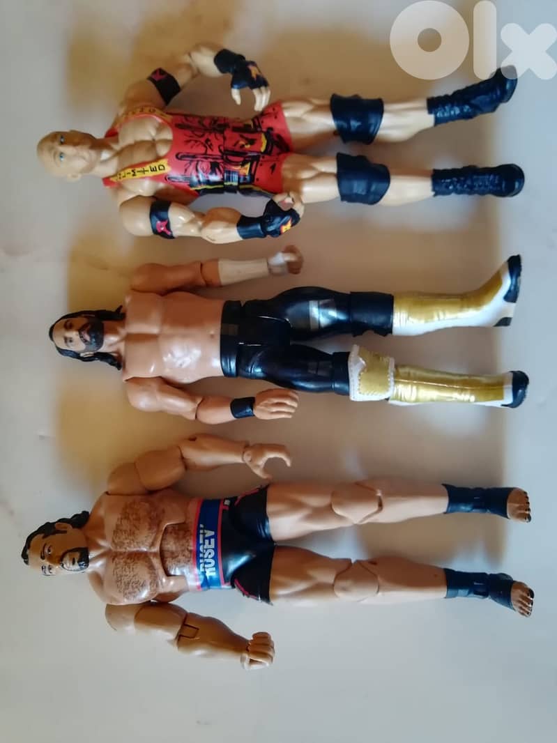 WWE WWF WCW wrestling figurines starting 7$ check description 3