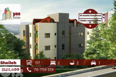 Sheileh 117m2 | Under Construction | Payment Facilities | GA |