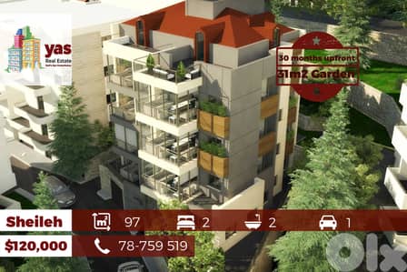 Sheileh 97m2 | 31m2 Garden | Payment Facilities | Calm Area | GA