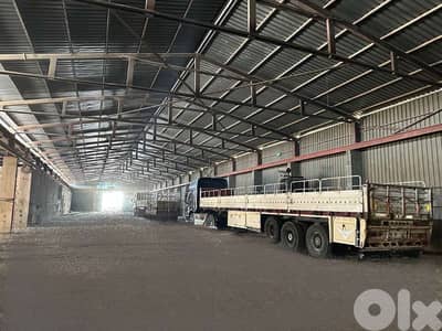 taanayel hangar 2800m with 6000m land industrial zoning Ref#6190
