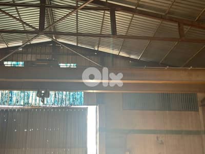 taanayel hangar 2800m with 6000m land industrial zoning Ref#6190