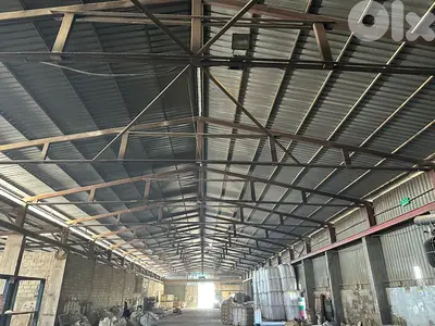 taanayel hangar 2800m with 6000m land industrial zoning Ref#6190