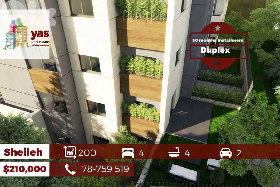Sheileh 200m2 | Under Construction | Pyt Facilities | New | GA 0