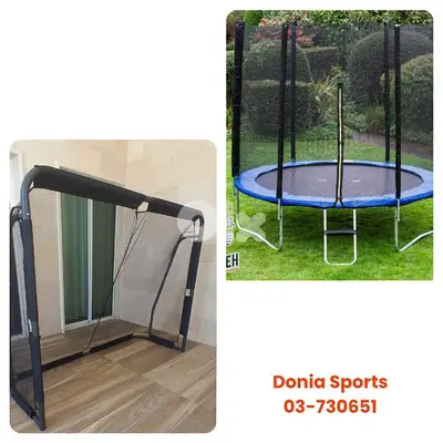 only 320$  2items ( trampoline 8ft + mini football)