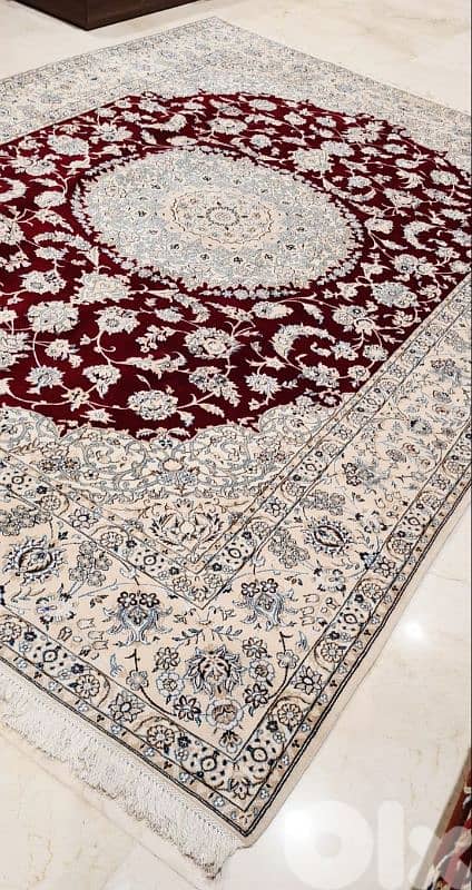 Naiin Jandaki Laki ( ajami handknotted carpet)  NEW 2
