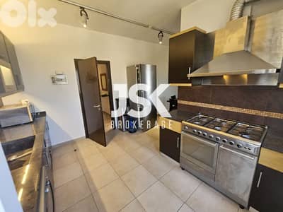 L18482-Fully Furnished Apartment With Roof For Rent in Dbayeh