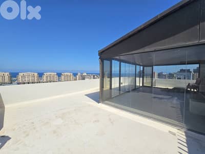 L18482-Fully Furnished Apartment With Roof For Rent in Dbayeh
