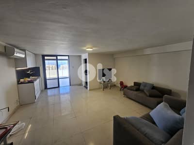 L18482-Fully Furnished Apartment With Roof For Rent in Dbayeh