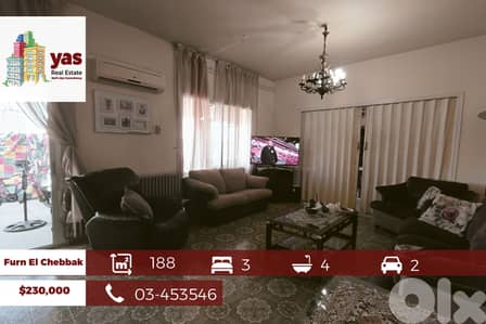 Furn El Chebak 188m2| Office 87m2 | 40m2 Terrace | Prime  | AA/EL