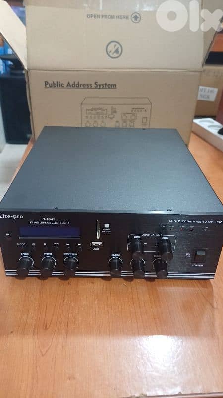 public address amplifier 100v 200w new 0