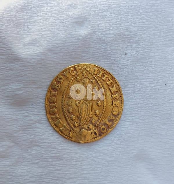 Gold Jesus Christ Venitian Coin Ducat of Venice 0