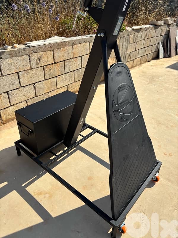 Olympic basketball hoop with iron base 6