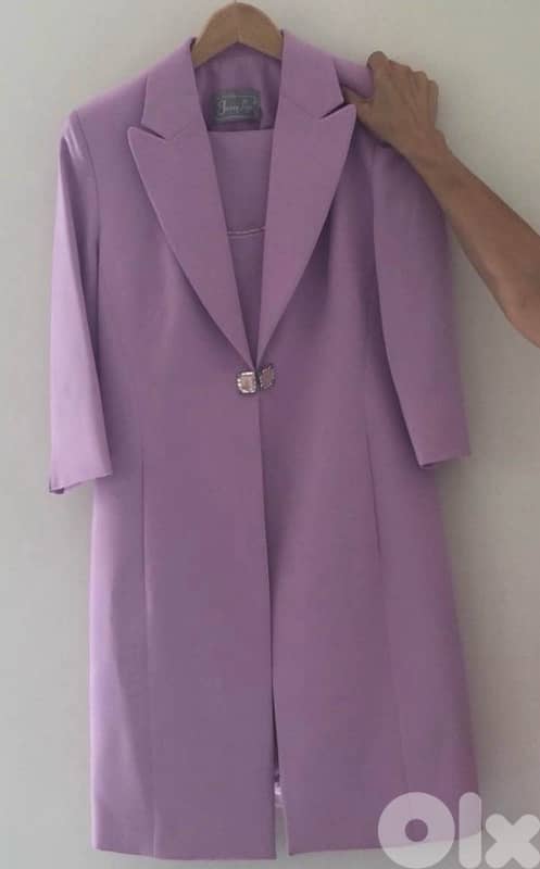 Ensemble 3 pièces couleur violette تقم لجميع المناسبات 0