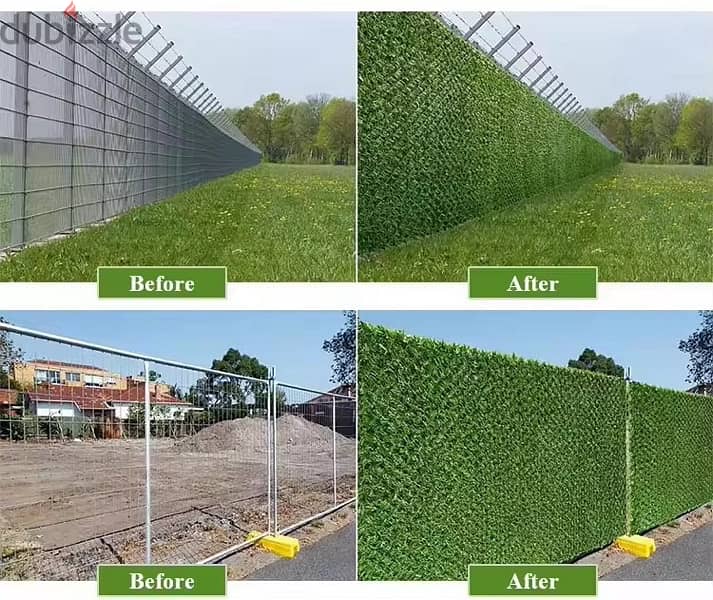 سياج عشبي artificial fence 0