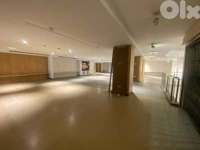 Open space for gym restaurant gallery offices
