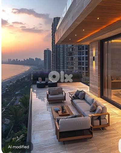 Industrial design loft with large terrace sea view modern and bright